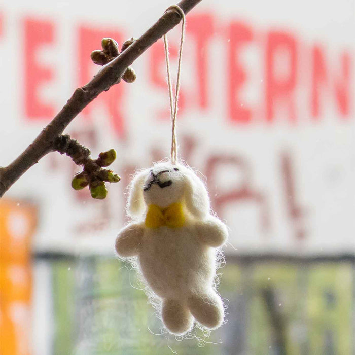 Handgefertigte Osterlamm / hängend / Ostern