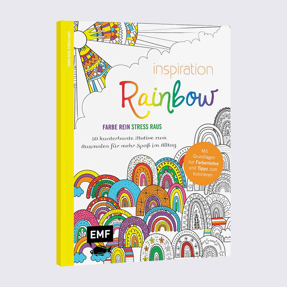 EMF | Ausmalheft | Inspiration | Motiv: Rainbow