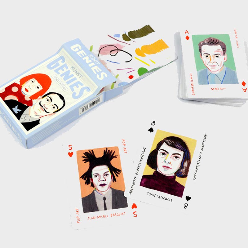 Laurence King Verlag / Kunst-Genies  / Spielkarten