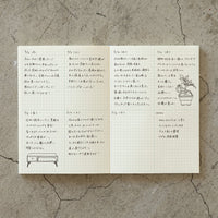Midori-MD-Notebook-A5-GridBlock_Notizbuch-Cover-Produktansicht-Beispielfoto