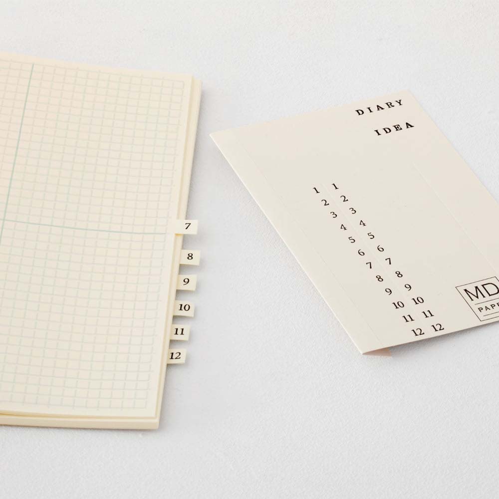 Midori-MD-Notebook-A5-GridBlock_Notizbuch-Cover-Produktansicht-Beispielfoto2
