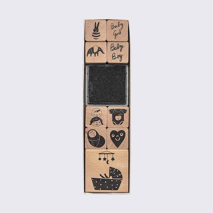 Paper Poetry / Stempelset Hello Baby / 9 Stempel