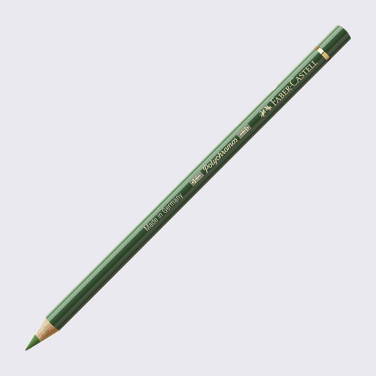 Polychromos Farbstift / A167 permanentgrün oliv / Faber Castell