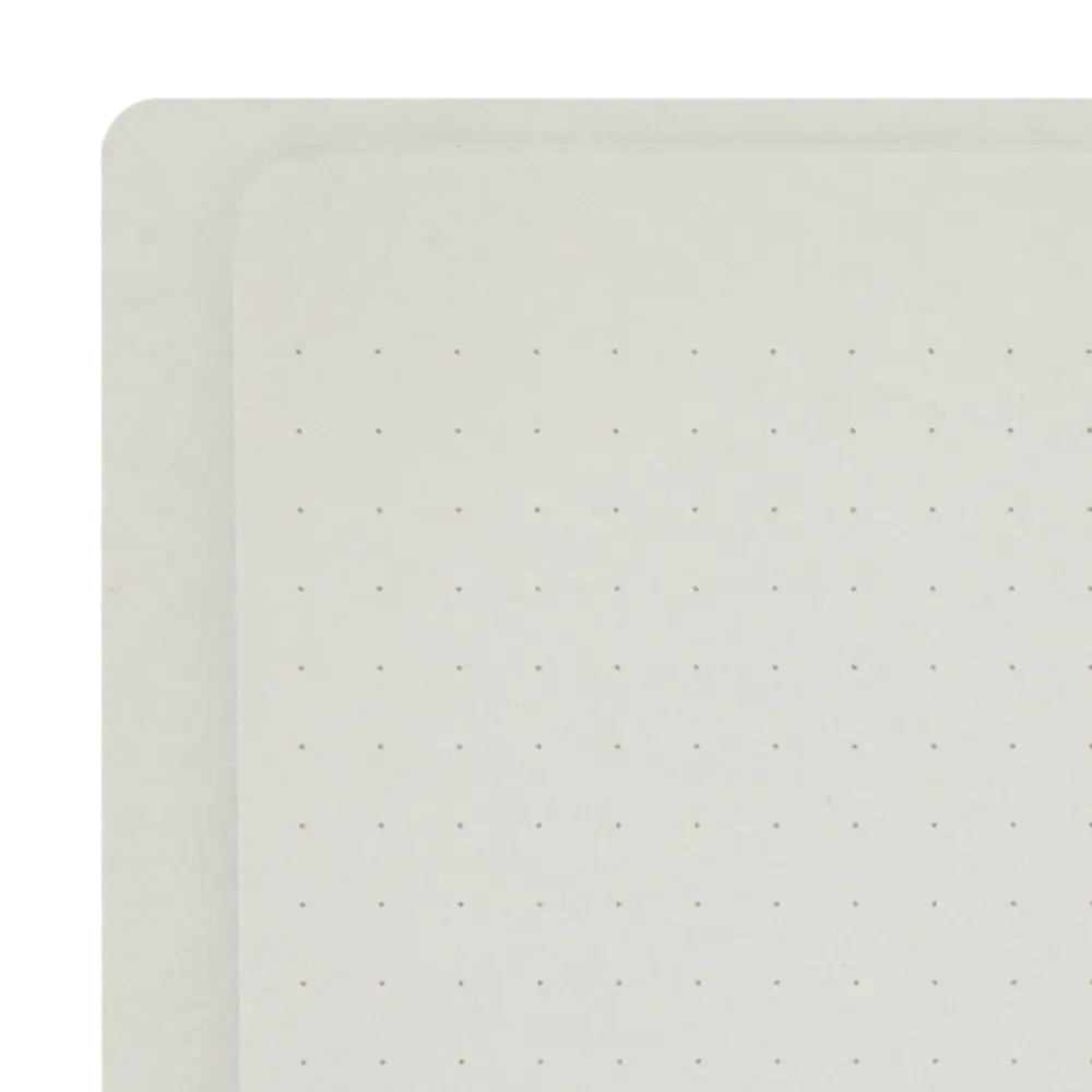 Md Notebook / Ring Notebook / Color Dot Grid / Grey