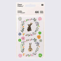 Paper Poetry / Sticker Bunny Hop / Ostereier / 44 Stueck