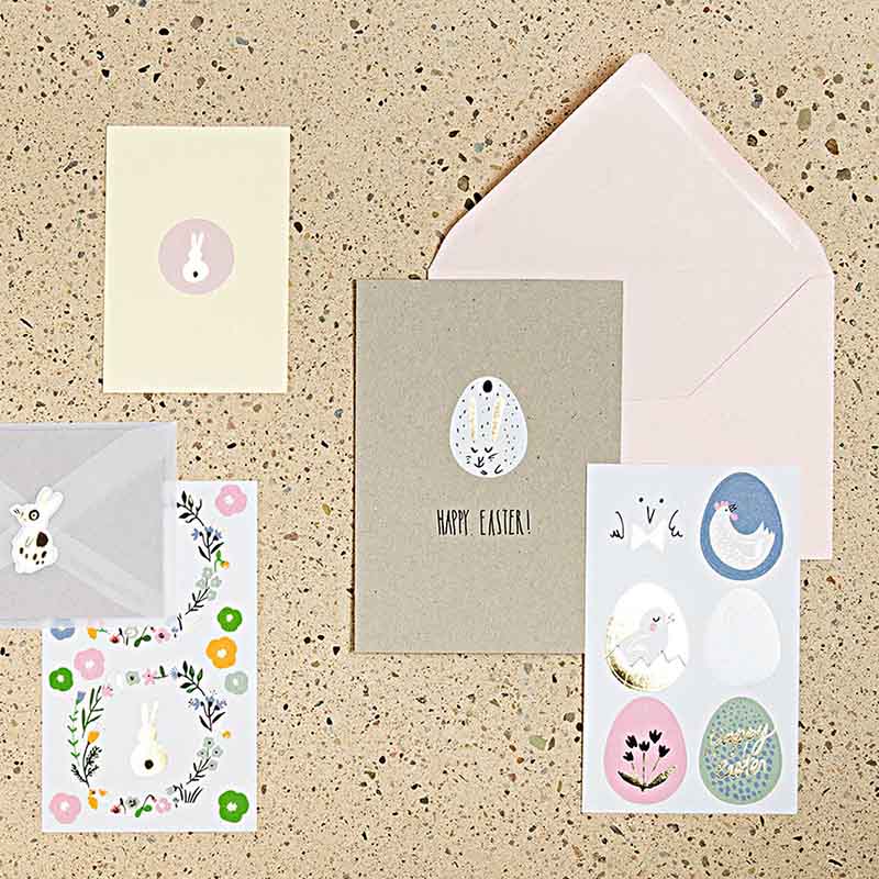 Paper Poetry / Sticker Bunny Hop / Ostereier / 44 Stueck