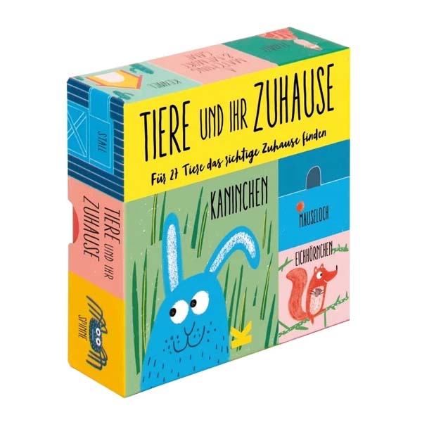 Memo-Spiel / Tiere und Ihr Zuhause / Ab 4 Jahren