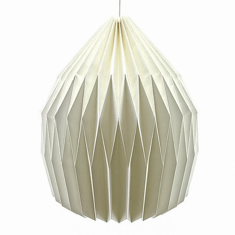 Lampenschirm aus Papier / "Oru" / YOKO