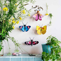 Yellow Butterfly / Gelber Schmetterling / 3D Objekt / Wanddekoration / zum Basteln und Dekorieren