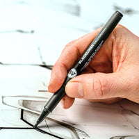 Molotow / Blackliner Set 3 / wasserfest / permanent /chisel/round/calligraphy/brush