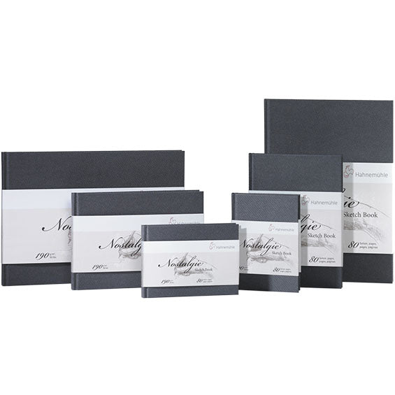 Hahnemühle / Nostalgie Skizzenbuch / 40 Blatt / 80 Seiten / 190 g/m²