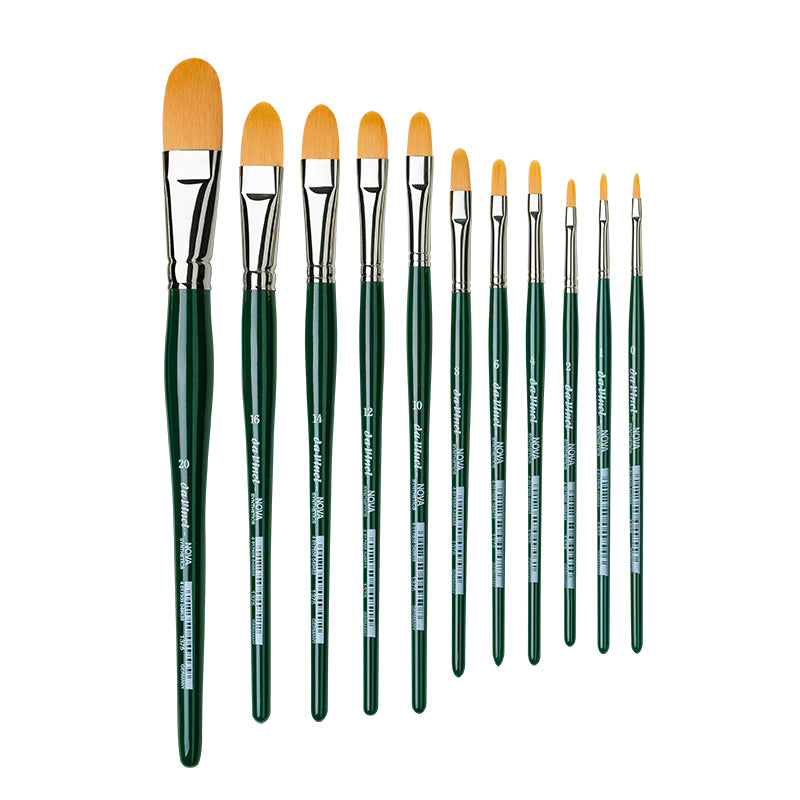 Nova Synthetics / Universalpinsel in Katzenzungenfaçon / Serie 1375